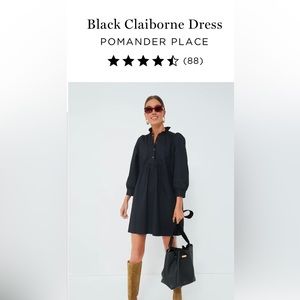 Tuckernuck Pomander Place Black Claiborne Dress